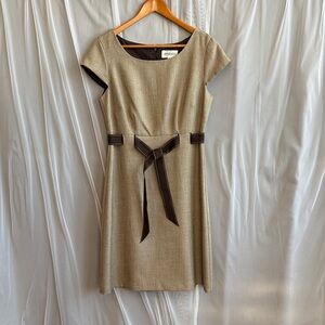 Studio I Tan Midi Dress